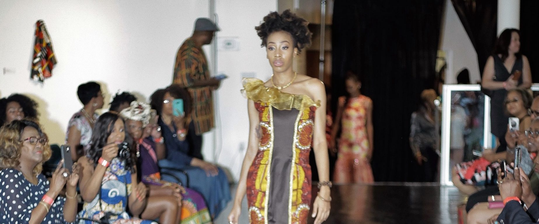 Africa On My Mind fashion show at Houston Museum of African American Culture.